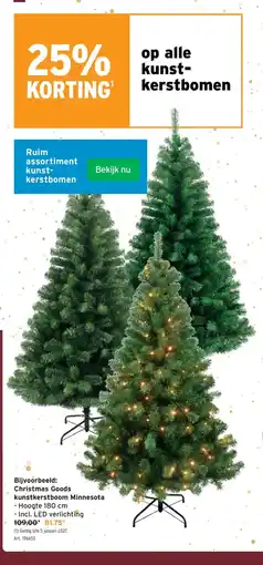 GAMMA kunstkerstboom aanbieding