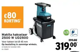 GAMMA Makita hakselaar aanbieding