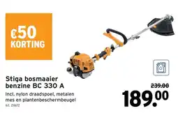 GAMMA Stiga bosmaaier benzine BC 330 A aanbieding