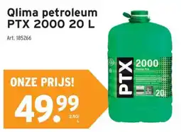 GAMMA Qlima petroleum PTX 2000 aanbieding