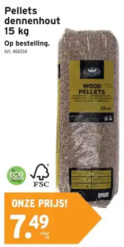 GAMMA Pellets dennenhout aanbieding