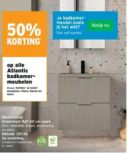 GAMMA Atlantic badkamer-meubelen aanbieding
