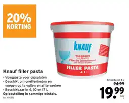 GAMMA Knauf filler pasta aanbieding