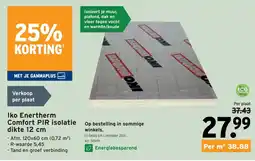 GAMMA Iko Enertherm Comfort PIR isolatie aanbieding