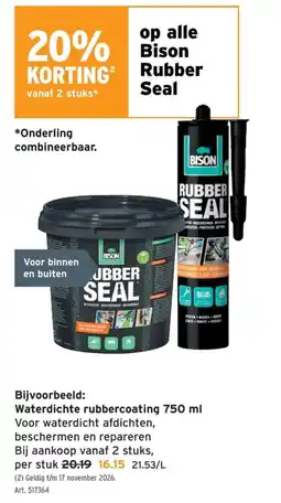 GAMMA Rubber Seal aanbieding
