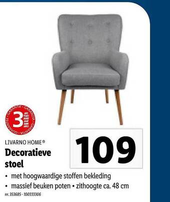 Lidl Decoratieve Stoel aanbieding
