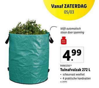 Lidl Tuinafvalzak aanbieding