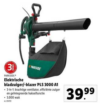 Lidl Elektrische Bladzuiger Blazer aanbieding
