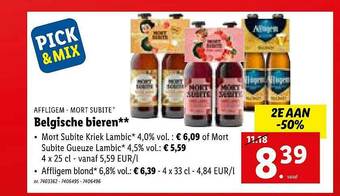 Lidl Belgische Bieren aanbieding