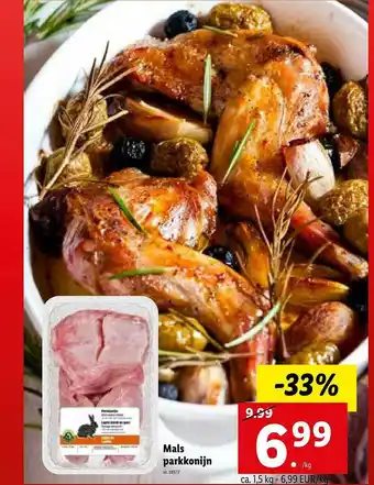 Lidl Mais Parkkonijn aanbieding
