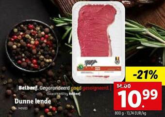 Lidl Dunne Lende aanbieding