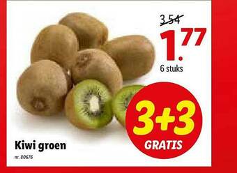 Lidl Kiwi Groen aanbieding