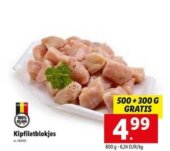 Lidl Kipfiletblokjes aanbieding