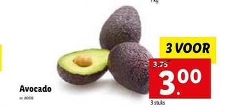 Lidl Avocado aanbieding