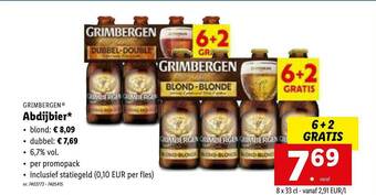 Lidl Abdijbier aanbieding