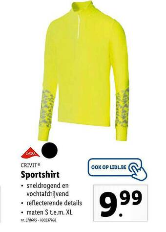 Lidl Sportshirt aanbieding