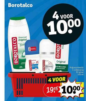 Kruidvat Borotalco aanbieding