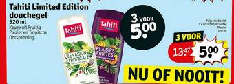 Kruidvat Tahiti Limited Edition Douchegel aanbieding