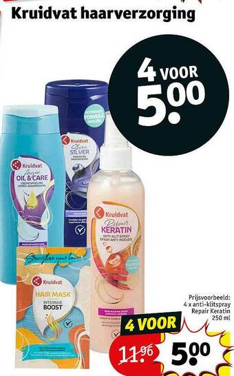 Kruidvat Kruidvat Haarverzorging aanbieding