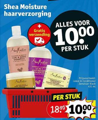 Kruidvat Shea Moisture Haarverzorging aanbieding