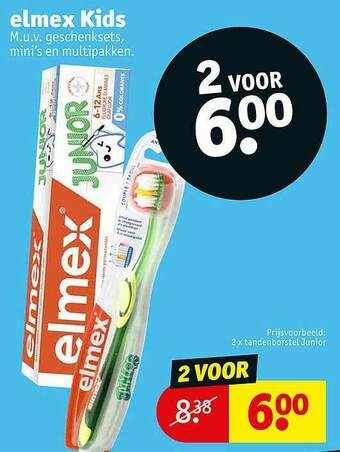 Kruidvat Elmex Kids aanbieding