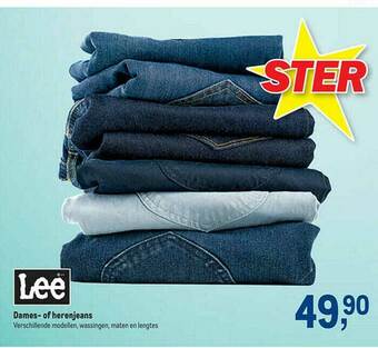 Makro Dames Of Herenjeans aanbieding