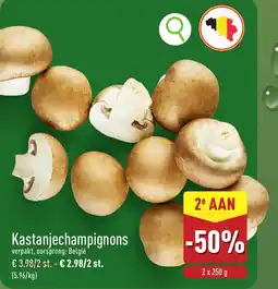ALDI Kastanjechampignons aanbieding