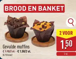 ALDI Gevulde muffins aanbieding