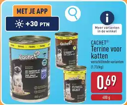 ALDI Cachet terrine voor katten aanbieding