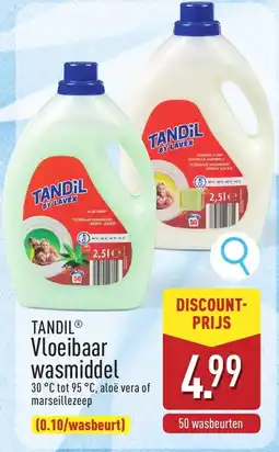 ALDI Tandil vloeibaar wasmiddel aanbieding