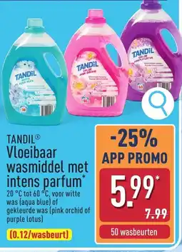 ALDI Tandil vloeibaar wasmiddel met intens parfum aanbieding