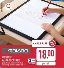 ALDI Ambiano A3-ledlichtbak aanbieding