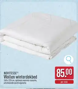 ALDI Novitesse wollen winterdekbed aanbieding