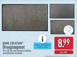ALDI Home creation droogloopmat aanbieding