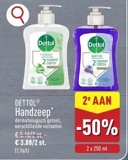 ALDI Dettol handzeep aanbieding