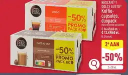 ALDI Nescafé dolce gusto koffie capsules, duopack aanbieding