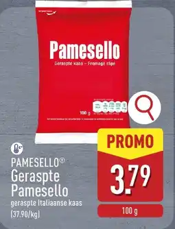 ALDI Pamesello geraspte pamesello aanbieding