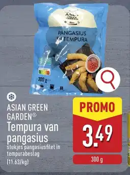ALDI Asian green garden tempura van pangasius aanbieding