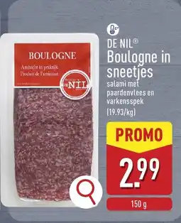 ALDI De nil boulogne in sneetjes aanbieding