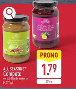 ALDI All seasons compote aanbieding