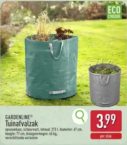 ALDI Gardenline tuinafvalzak aanbieding