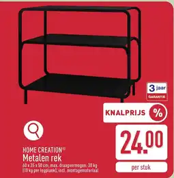 ALDI Home creation metalen rek aanbieding
