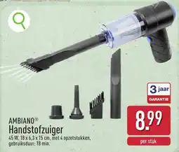 ALDI Ambiano handstofzuiger aanbieding