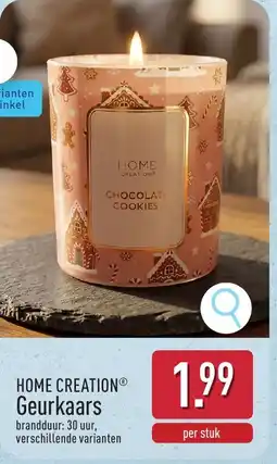 ALDI Home creation geurkaars aanbieding