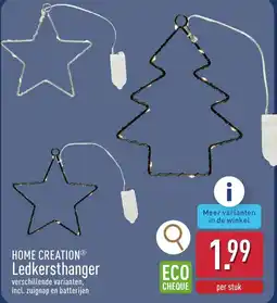 ALDI Home creation ledkersthanger aanbieding