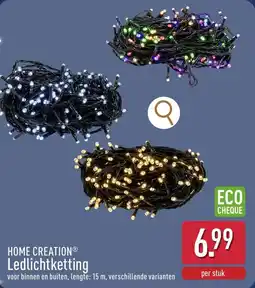 ALDI Home creation ledlichtketting aanbieding