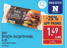 ALDI BBQ Brioche burgerbroodje aanbieding