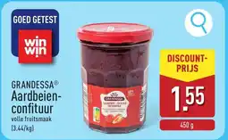 ALDI Grandessa aardbeien confituur aanbieding