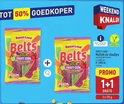 ALDI Sweetland matten en staafjes aanbieding