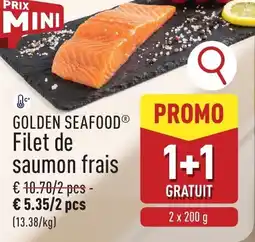 ALDI Golden seafood filet de saumon frais aanbieding